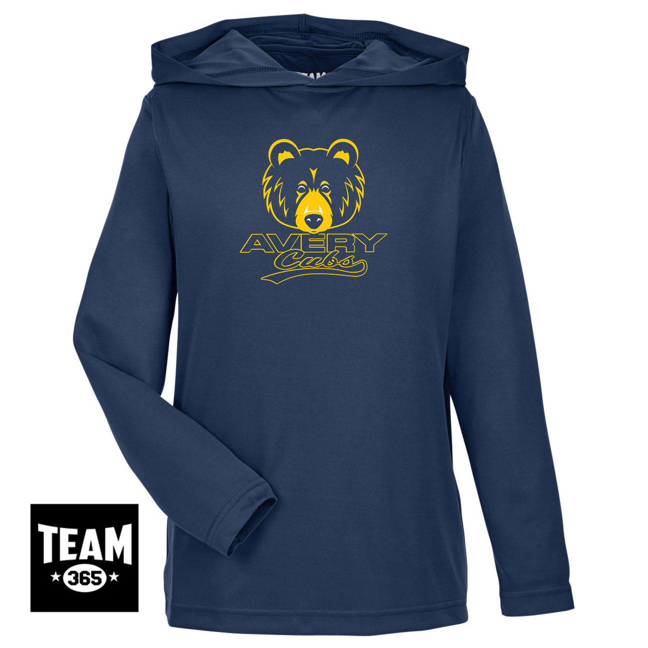 Team 365 TT41Y Youth Zone Performance Hoodie - Avery Cubs