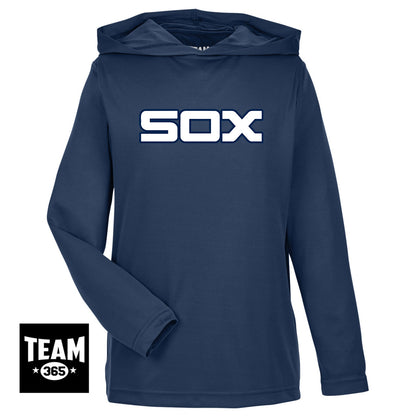 Team 365 TT41Y Youth Zone Performance Hoodie - Blue Sox