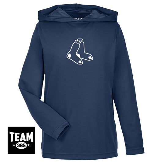Team 365 TT41Y Youth Zone Performance Hoodie - Blue Sox