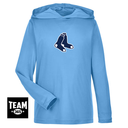 Team 365 TT41Y Youth Zone Performance Hoodie - Blue Sox