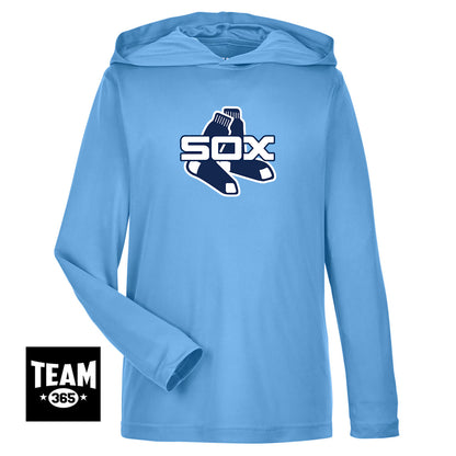 Team 365 TT41Y Youth Zone Performance Hoodie - Blue Sox
