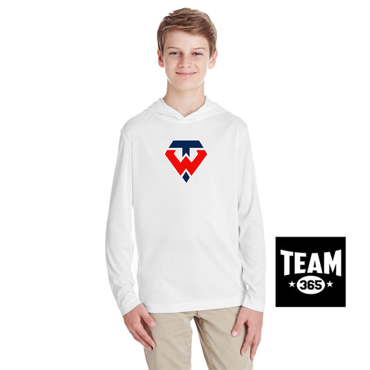 Team 365 TT41Y Youth Zone Performance Hoodie - Tampa Warriors Baseball