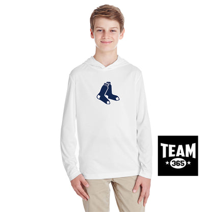 Team 365 TT41Y Youth Zone Performance Hoodie - Blue Sox