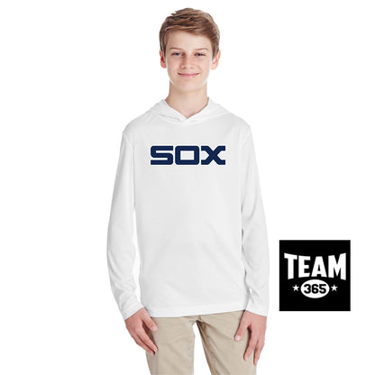 Team 365 TT41Y Youth Zone Performance Hoodie - Blue Sox