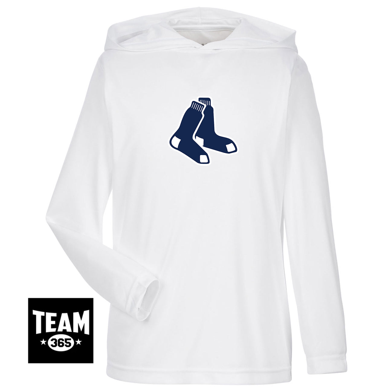 Team 365 TT41Y Youth Zone Performance Hoodie - Blue Sox