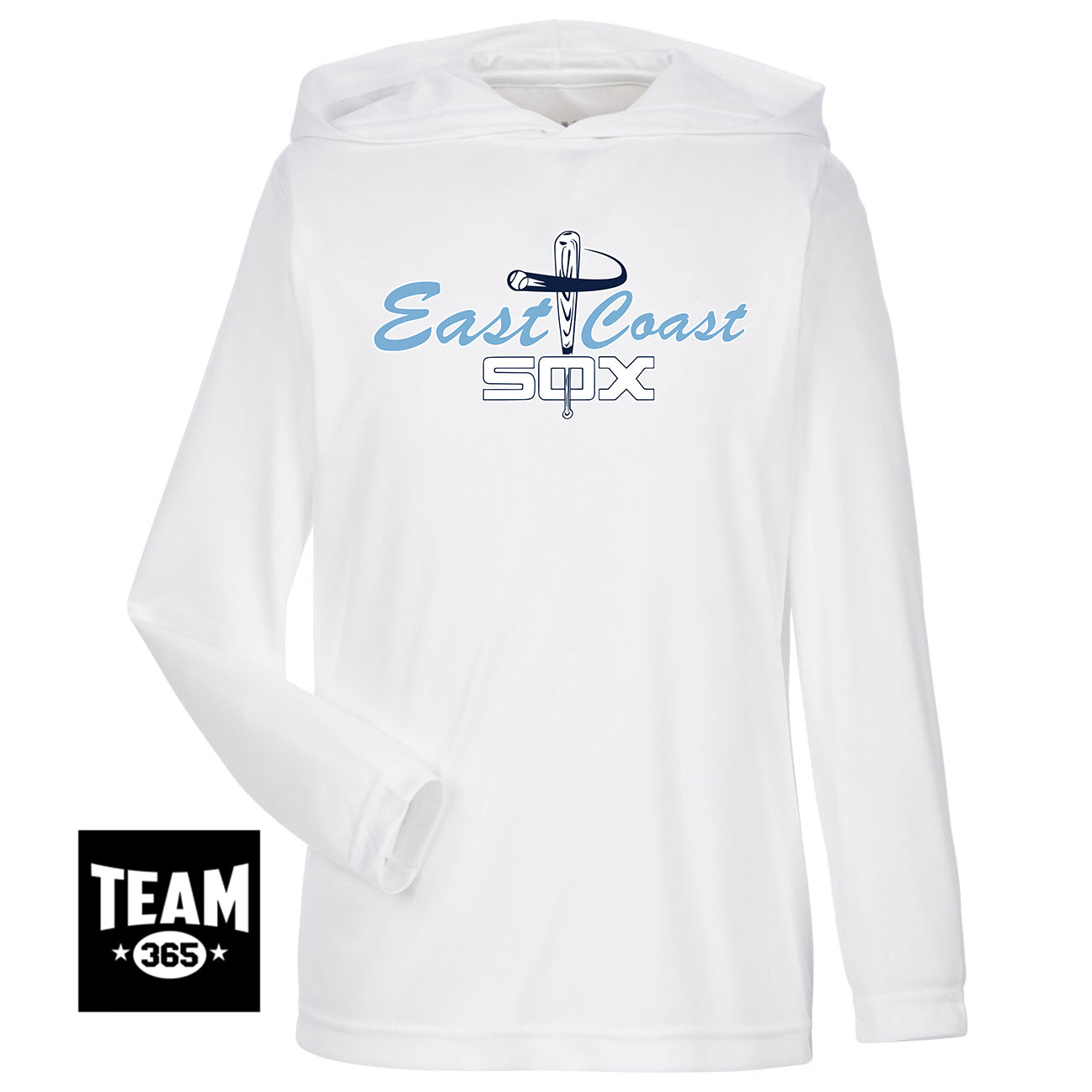 Team 365 TT41Y Youth Zone Performance Hoodie - East Coast Sox