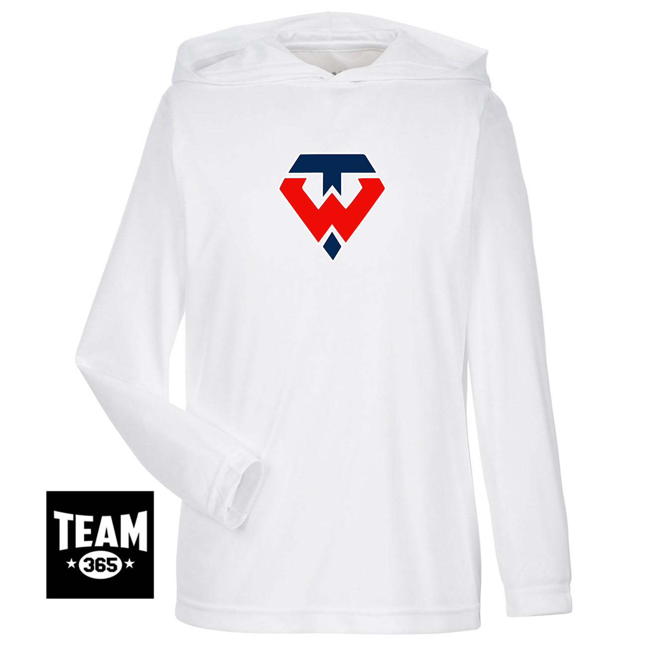 Team 365 TT41Y Youth Zone Performance Hoodie - Tampa Warriors Baseball