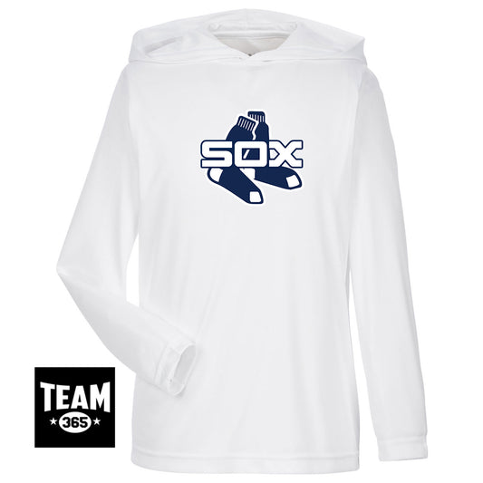 Team 365 TT41Y Youth Zone Performance Hoodie - Blue Sox