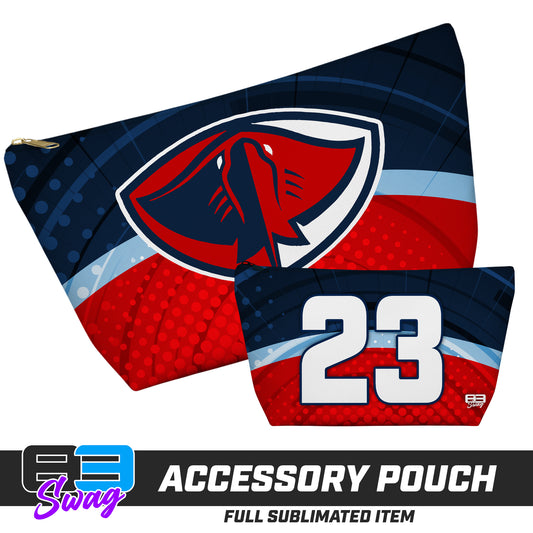 CUSTOM - 7"x12" Accessory Pouch w T-bottom - Pasco Stingers Baseball