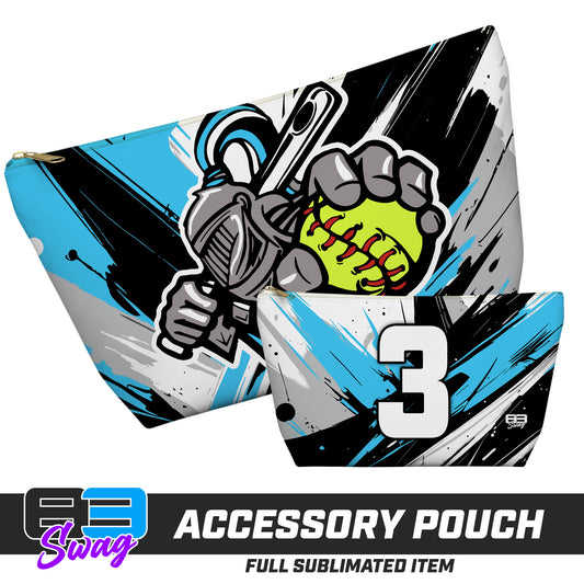 7"x12" Accessory Pouch w T-bottom - Knights Softball
