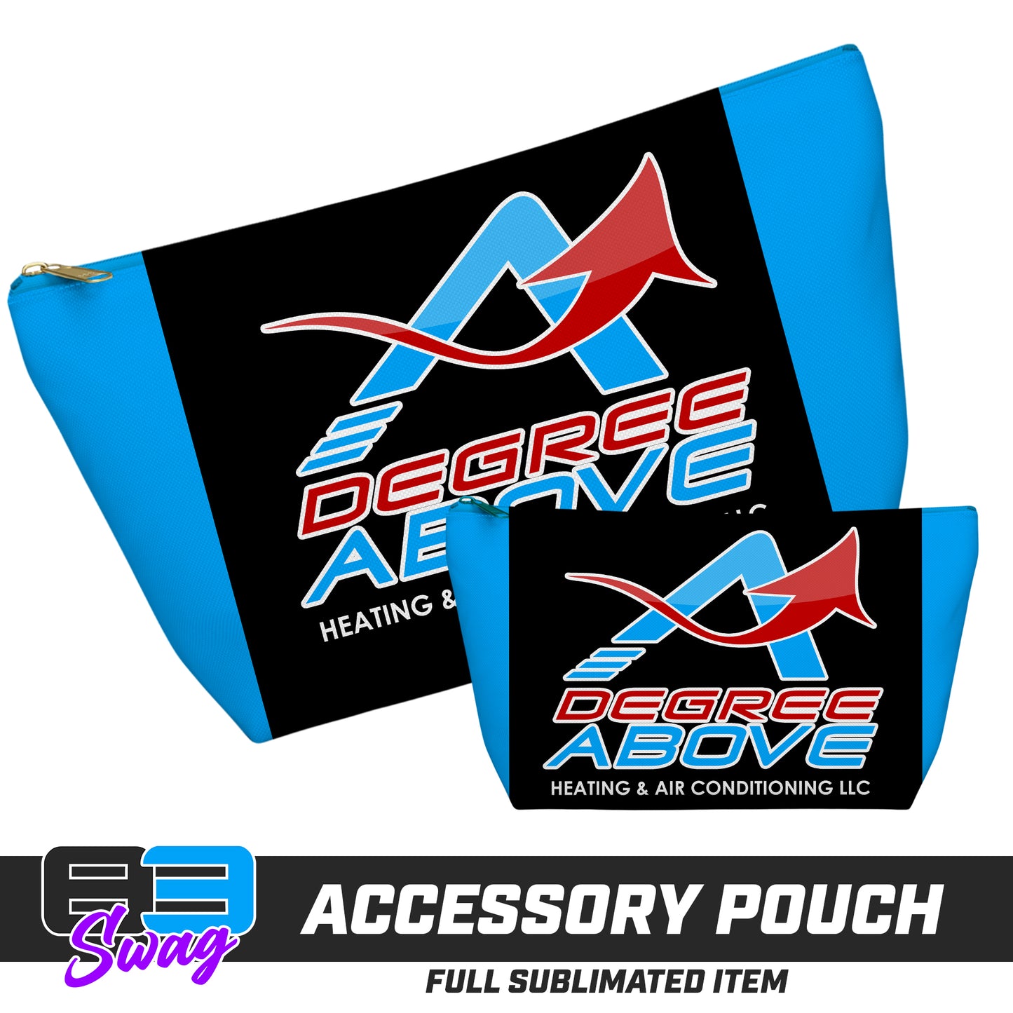 CUSTOM - 7"x12" Accessory Pouch w T-bottom - A Degree Above