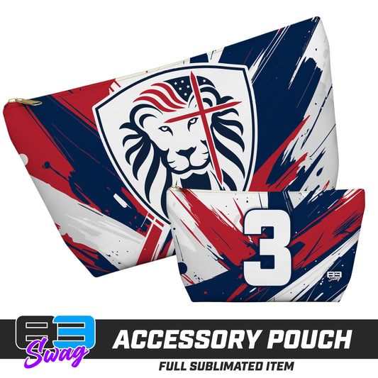 7"x12" Accessory Pouch w T-bottom - Orlando Lions Baseball