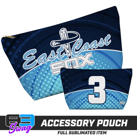 CUSTOM - 7"x12" Accessory Pouch w T-bottom - East Coast Sox Baseball