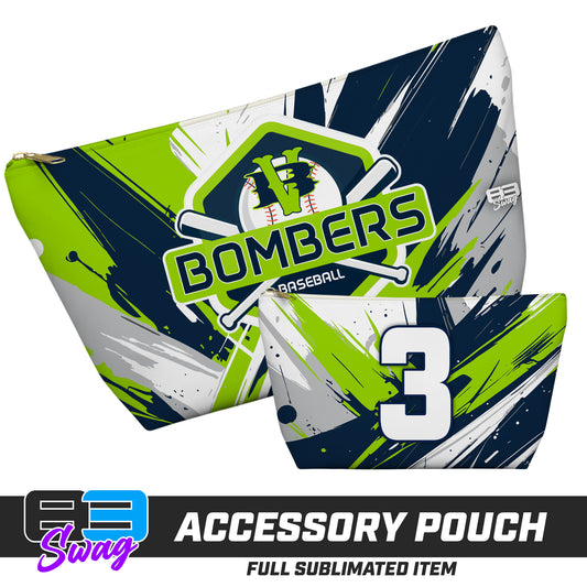 7"x12" Accessory Pouch w T-bottom - VB Bombers Baseball