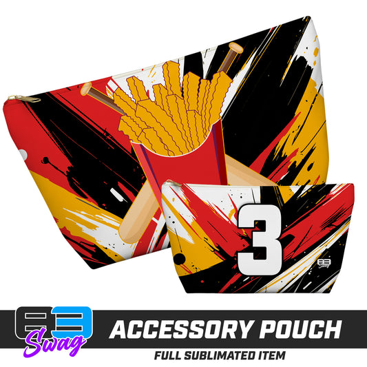 7"x12" Accessory Pouch w T-bottom - Team Rally Fries Baseball