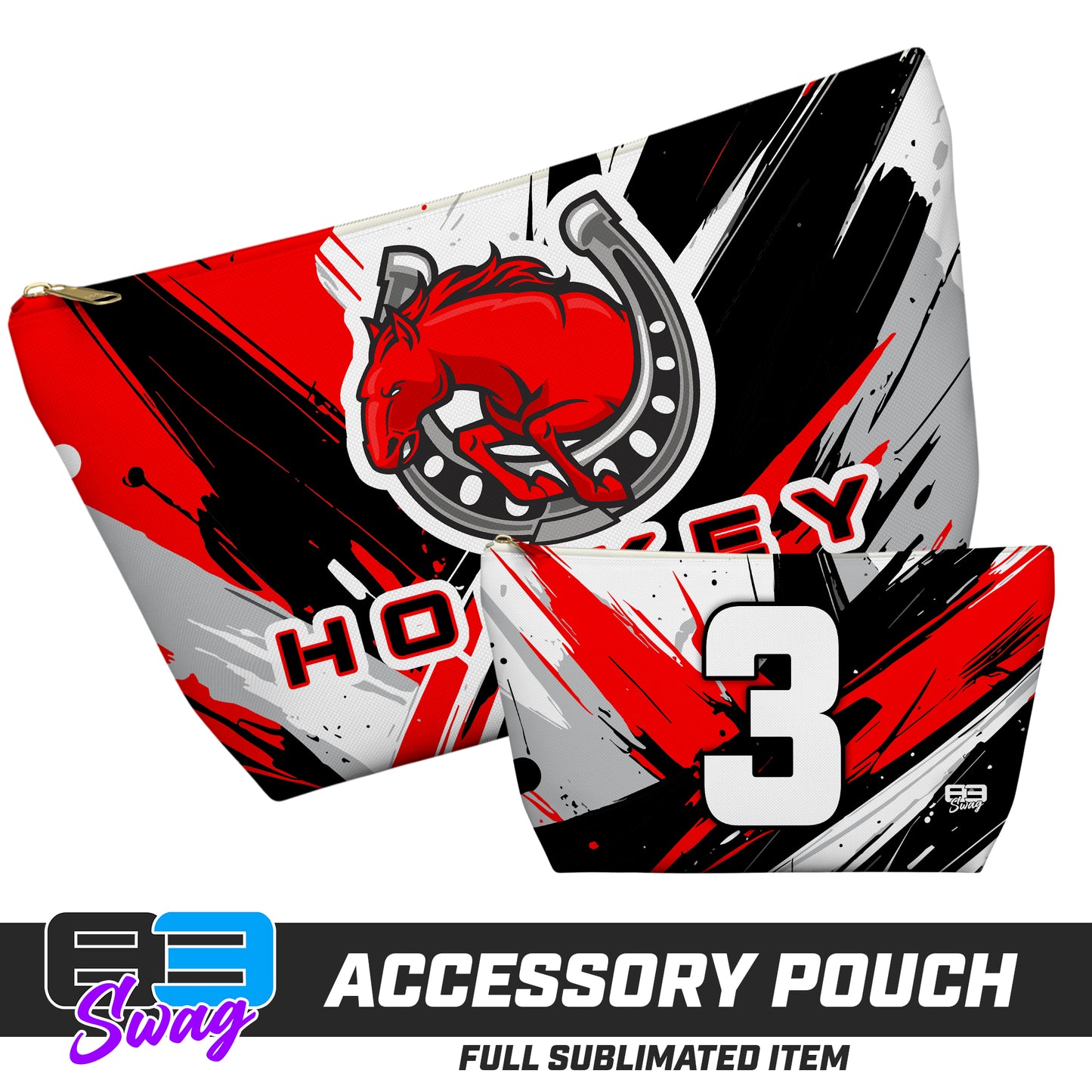 CUSTOM - 7"x12" Accessory Pouch w T-bottom - Stillwater Hockey