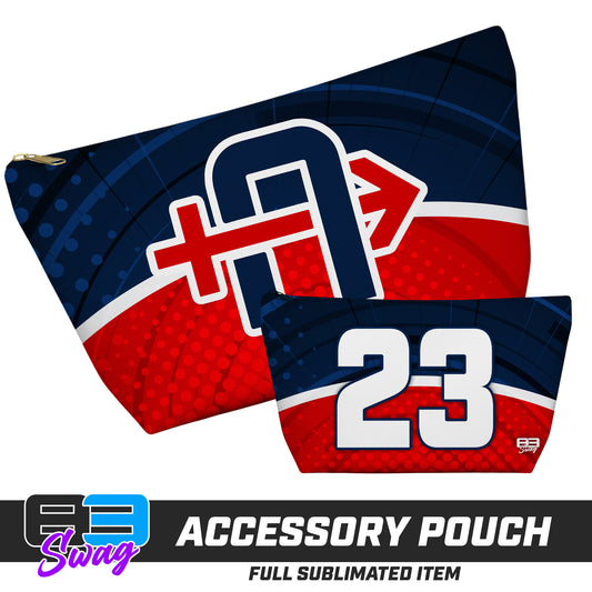 CUSTOM - 7"x12" Accessory Pouch w T-bottom - Arrows Baseball