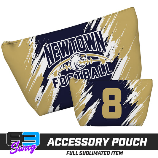 7"x12" Accessory Pouch w T-bottom - Newtown Football