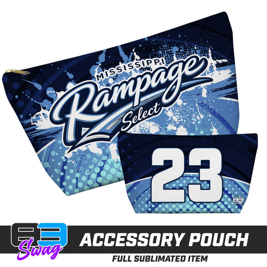 CUSTOM - 7"x12" Accessory Pouch w T-bottom - Mississippi Rampage Select Softball