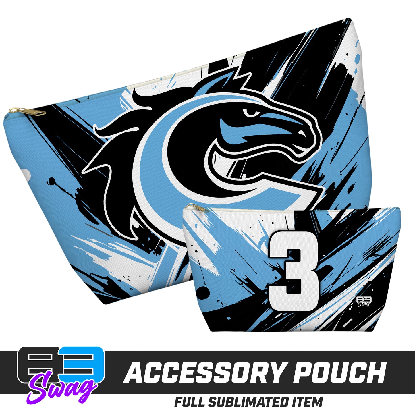 7"x12" Accessory Pouch w T-bottom - Colts Baseball