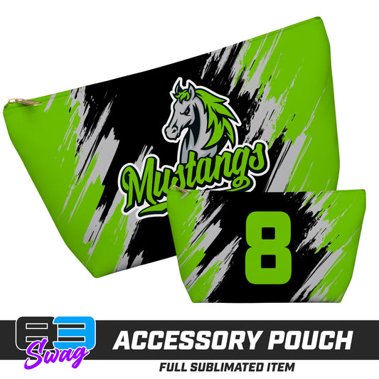 7"x12" Accessory Pouch w T-bottom - Mustangs