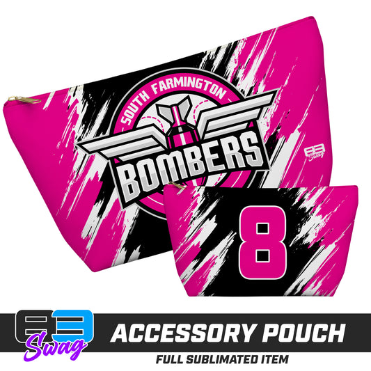 7"x12" Accessory Pouch w T-bottom - South Farmington Bombers Softball