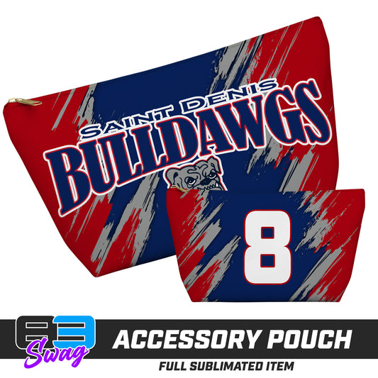 7"x12" Accessory Pouch w T-bottom - St. Denis Bulldawgs