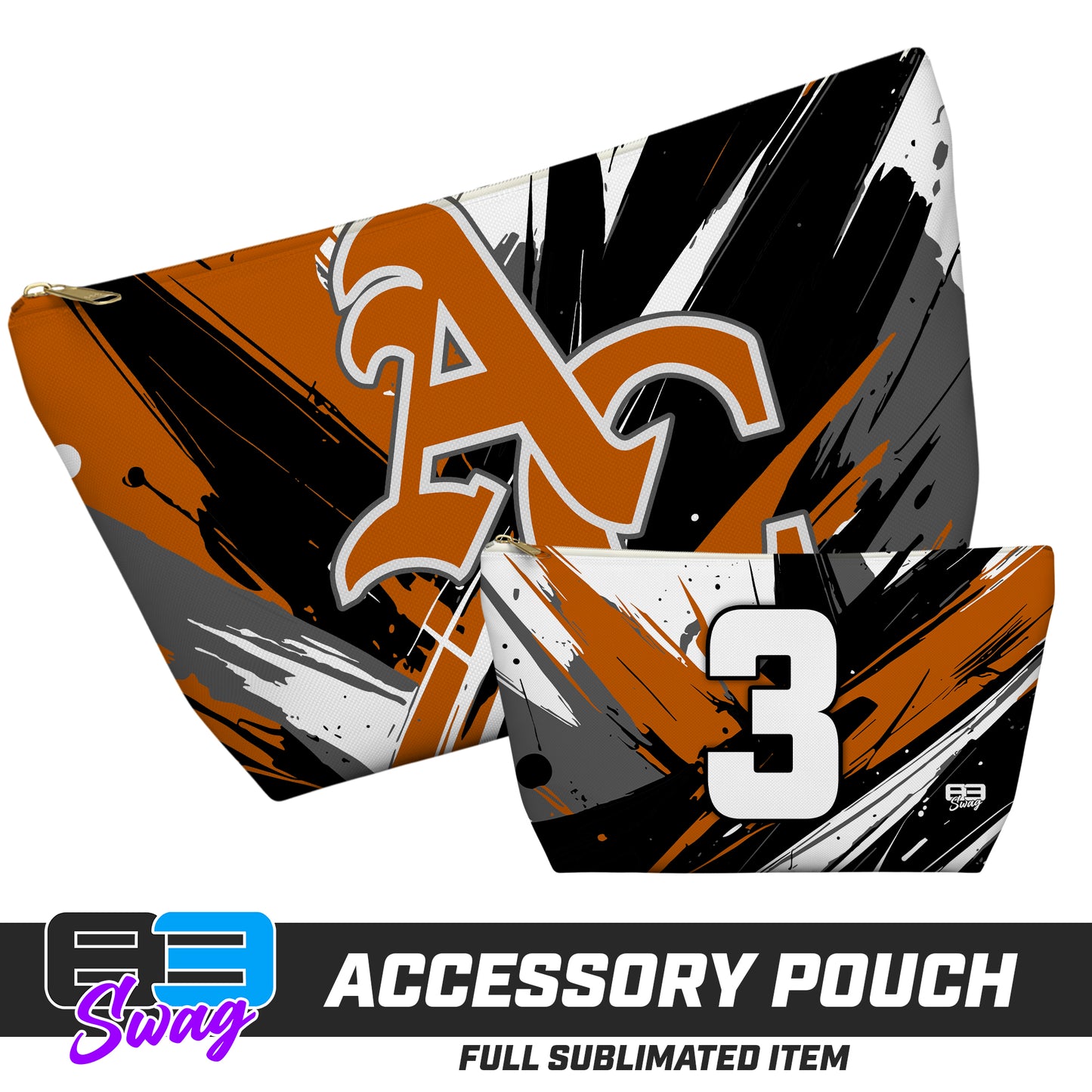 7"x12" Accessory Pouch w T-bottom - ANCIENT CITY REDS 2026 VERSION