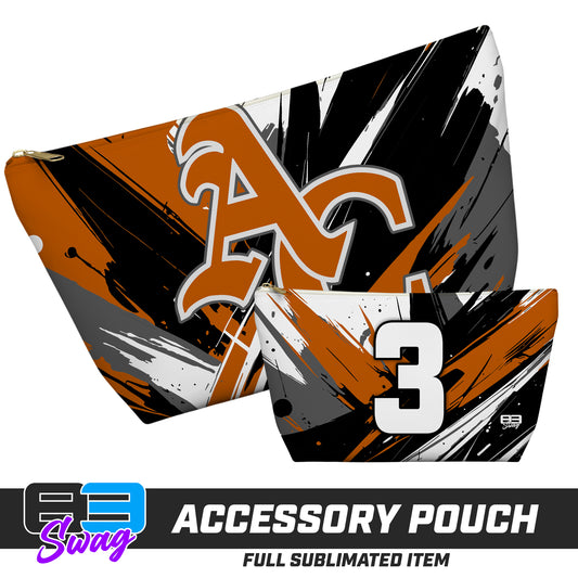 7"x12" Accessory Pouch w T-bottom - ANCIENT CITY REDS 2026 VERSION