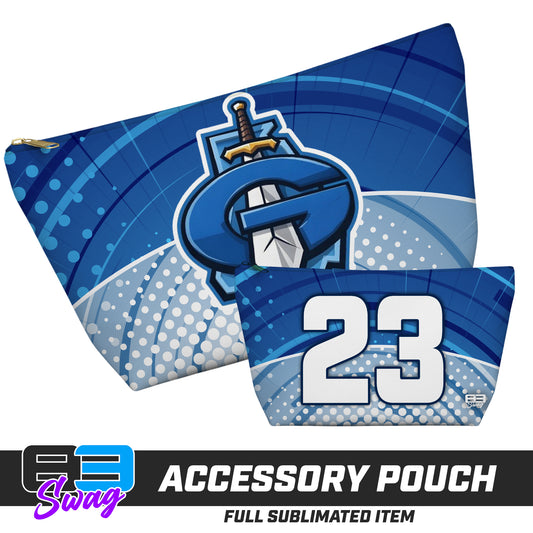 CUSTOM - 7"x12" Accessory Pouch w T-bottom - Georgia Titans Elite Baseball