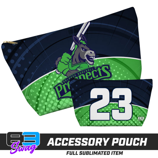 CUSTOM - 7"x12" Accessory Pouch w T-bottom - Orlando Baseball Prospects - OBP - Swamp Donkeys