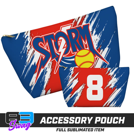 7"x12" Accessory Pouch w T-bottom - Sun City Storm Softball