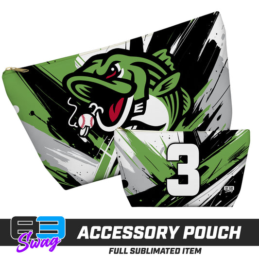 CUSTOM - 7"x12" Accessory Pouch w T-bottom - RBA Stripers Baseball
