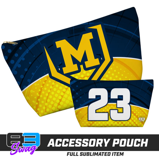 CUSTOM - 7"x12" Accessory Pouch w T-bottom - Midland Bandits Baseball