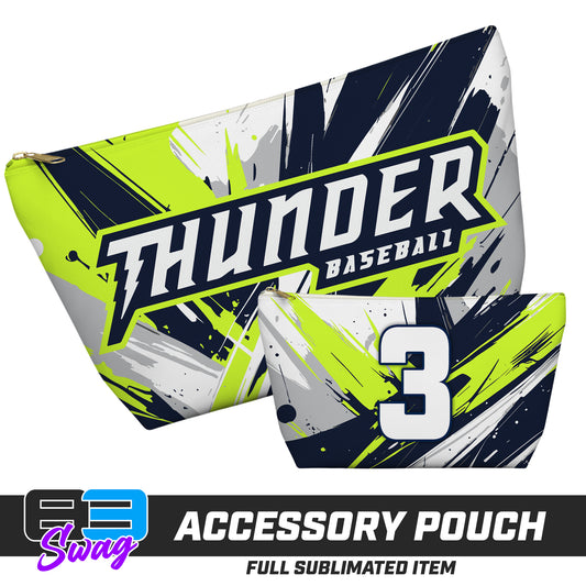 7"x12" Accessory Pouch w T-bottom - Ponte Vedra Thunder Baseball 2026 VERSION