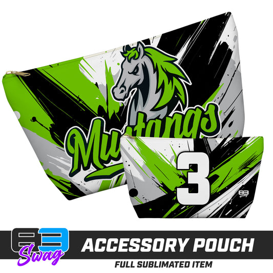 7"x12" Accessory Pouch w T-bottom - Mustangs