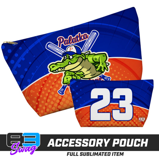 CUSTOM - 7"x12" Accessory Pouch w T-bottom - Palatka TailGators Baseball