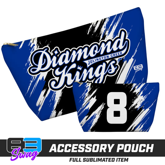 7"x12" Accessory Pouch w T-bottom - JCB Diamond Kings Baseball