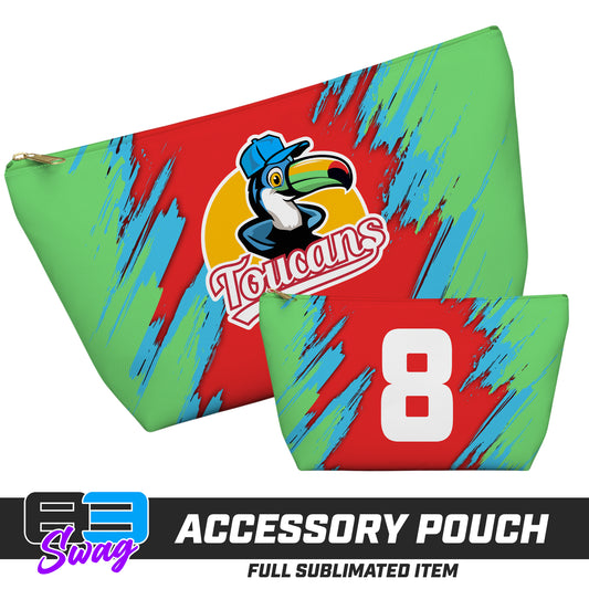 7"x12" Accessory Pouch w T-bottom - Toucans Baseball LV