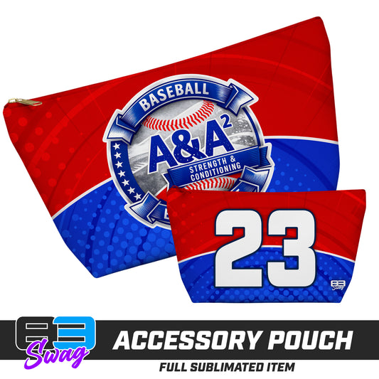 CUSTOM - 7"x12" Accessory Pouch w T-bottom - A&A Baseball Elite