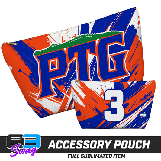 7"x12" Accessory Pouch w T-bottom - Palatka TailGators Baseball v.26