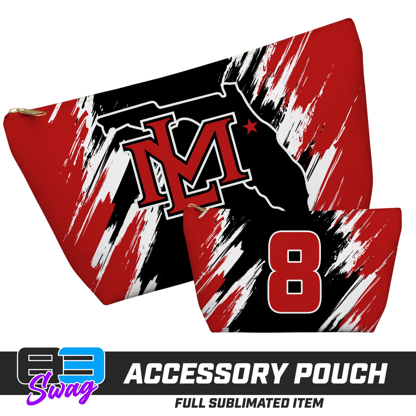 7"x12" Accessory Pouch w T-bottom - Lake Mary All Stars Softball