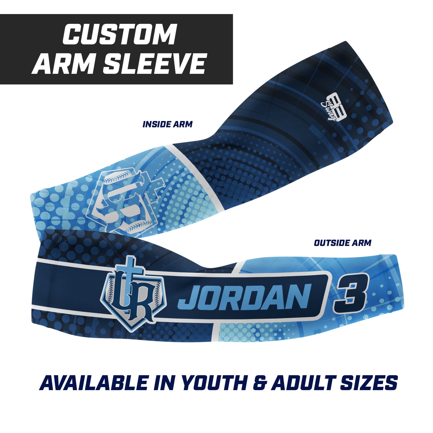 CUSTOM - Full Sublimated Arm Sleeve - Reign Baseball