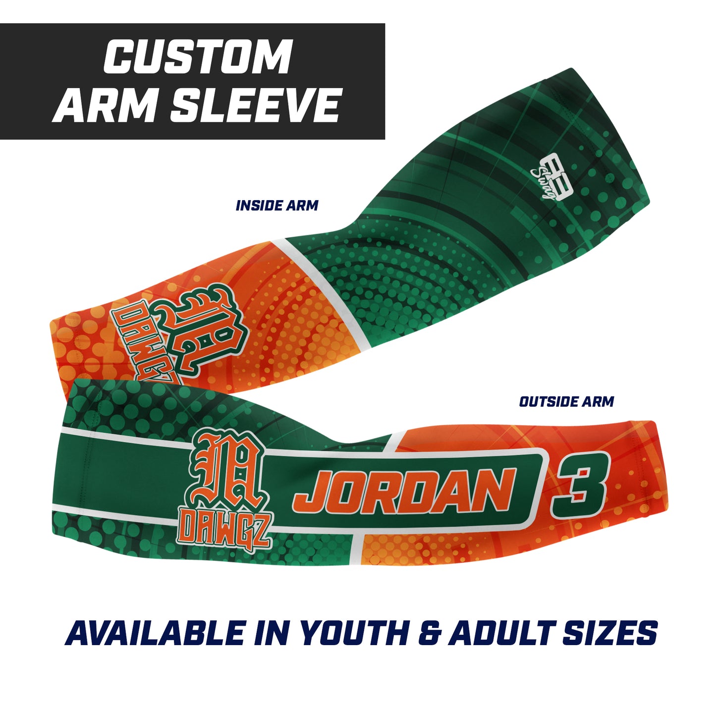 CUSTOM - Full Sublimated Arm Sleeve - Miami Metro Dawgz