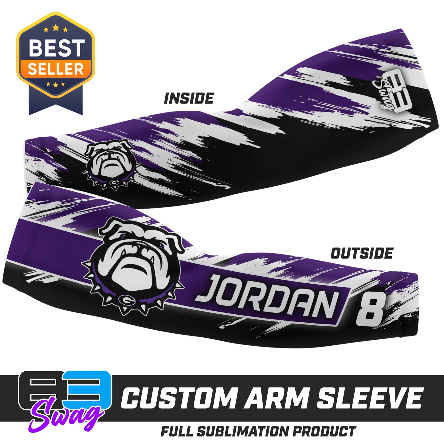 Arm Sleeve - Geraldine Bulldogs Football