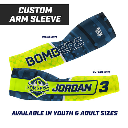 CUSTOM - Full Sublimated Arm Sleeve - VB Bombers Baseball