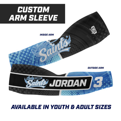 CUSTOM - Full Sublimated Arm Sleeve - Lady Saints Softball