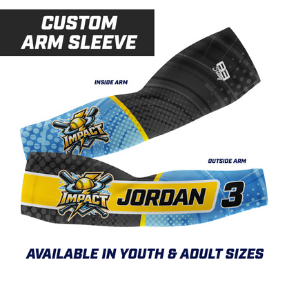 CUSTOM - Full Sublimated Arm Sleeve - Impact Softball - Massachusetts