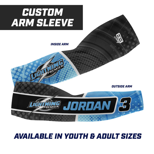 CUSTOM - Full Sublimated Arm Sleeve - Lightning Premier Softball