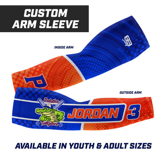 CUSTOM - Full Sublimated Arm Sleeve - Palatka TailGators Baseball